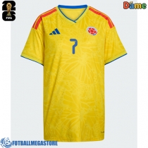 Fotballdrakt Dame Colombia Luis Diaz #7 Hjemmedrakt VM 2026 Kortermet